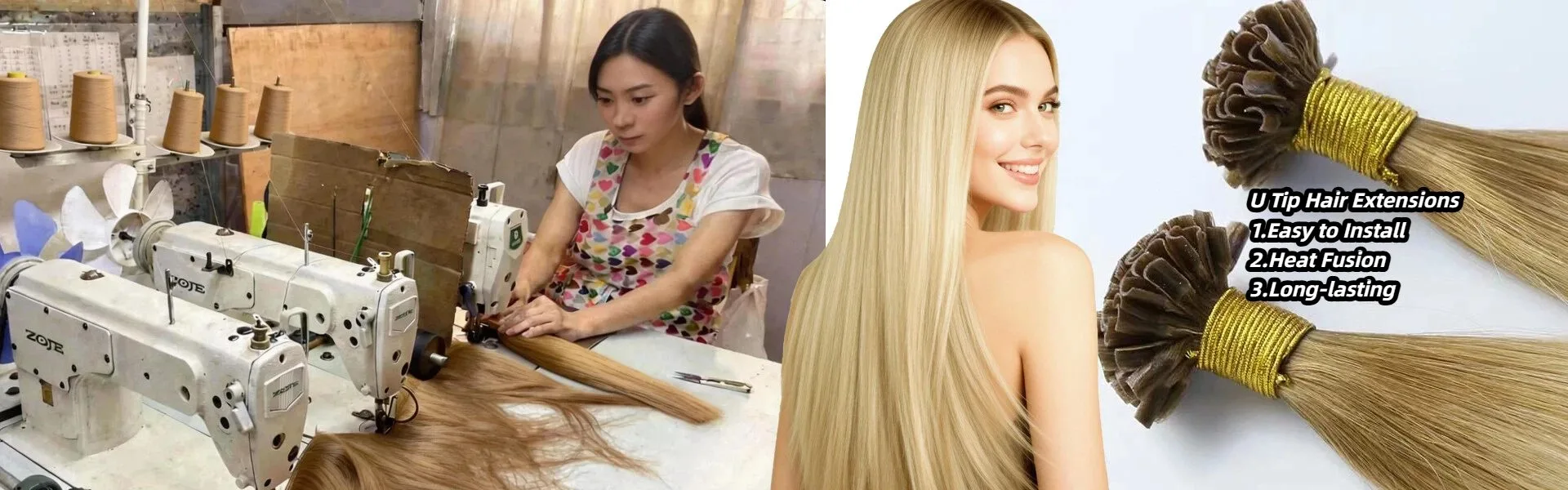 ইউ টিপ হেয়ার এক্সটেনশন