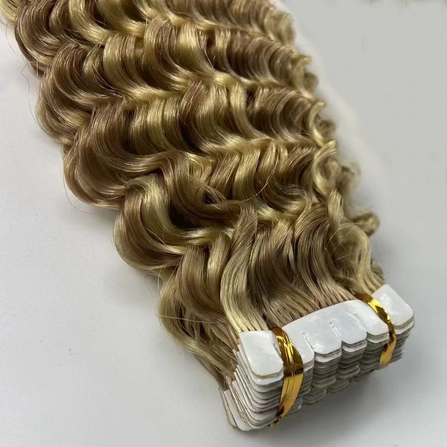 চুলের এক্সটেনশনে কোঁকড়া টেপ