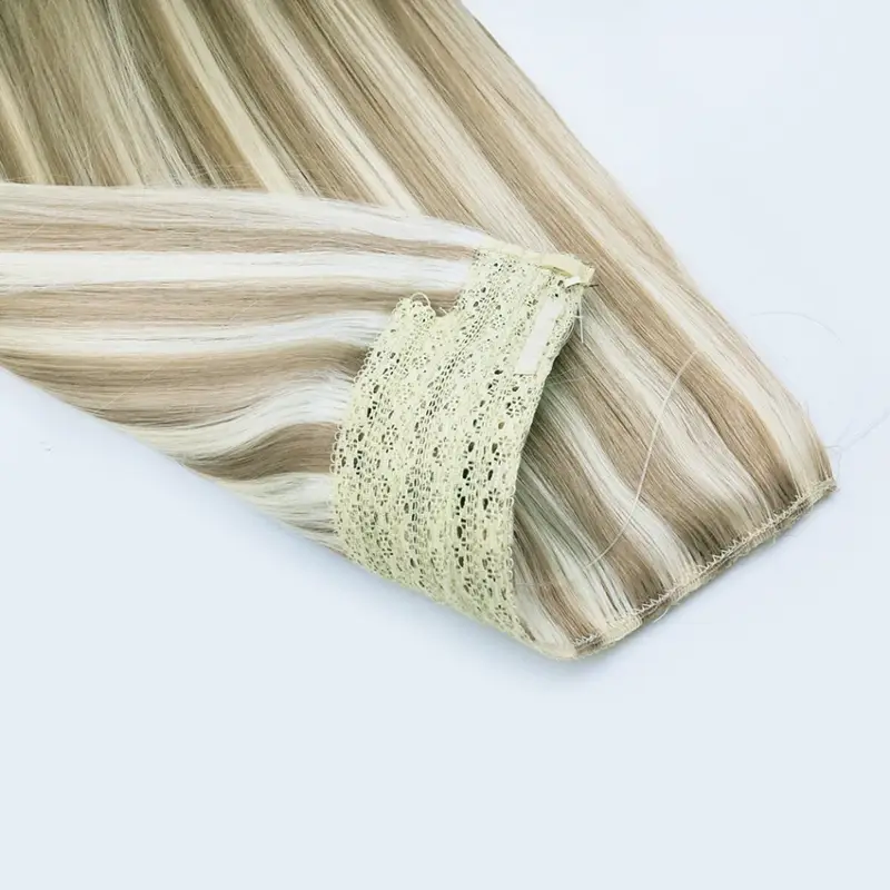 মানুষের চুল হ্যালো এক্সটেনশন