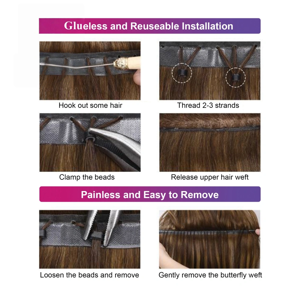 Butterfly Weft Hair Extensions